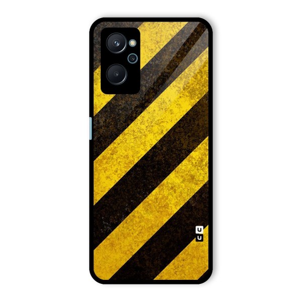 Diagonal Road Pattern Glass Back Case for Realme 9i