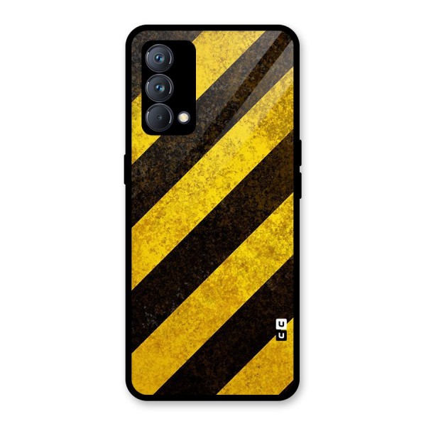 Diagonal Road Pattern Glass Back Case for Realme GT Master Edition