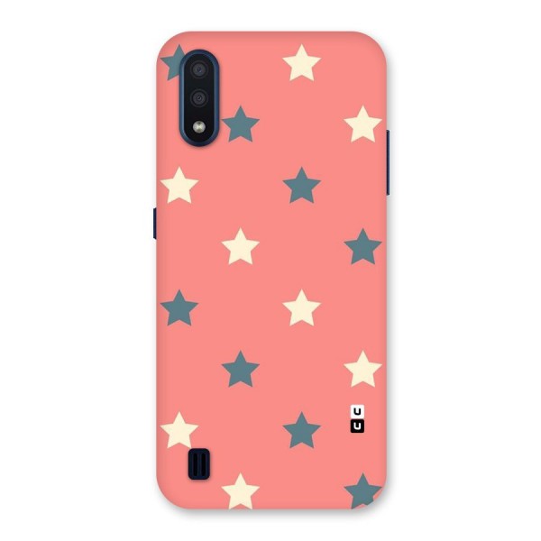 Diagonal Stars Back Case for Galaxy M01