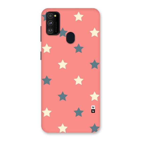 Diagonal Stars Back Case for Galaxy M21