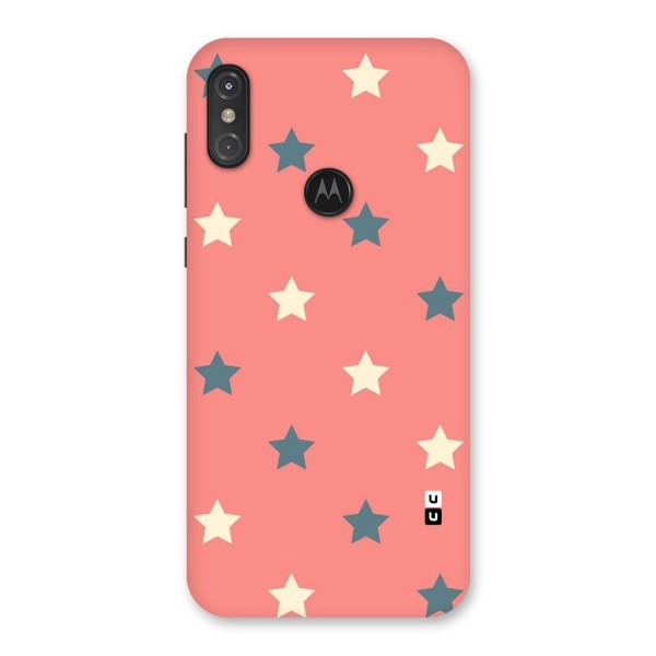 Diagonal Stars Back Case for Motorola One Power