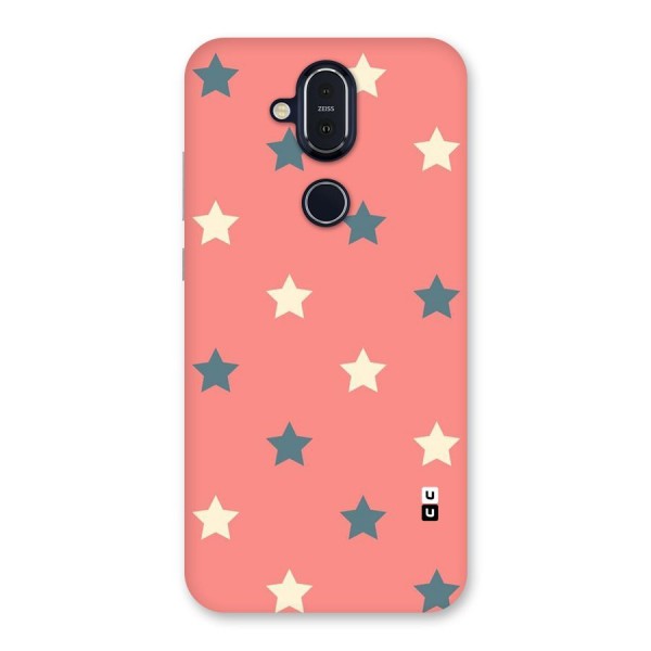 Diagonal Stars Back Case for Nokia 8.1