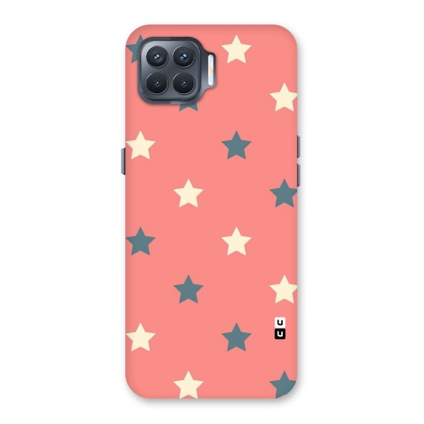 Diagonal Stars Back Case for Oppo F17 Pro