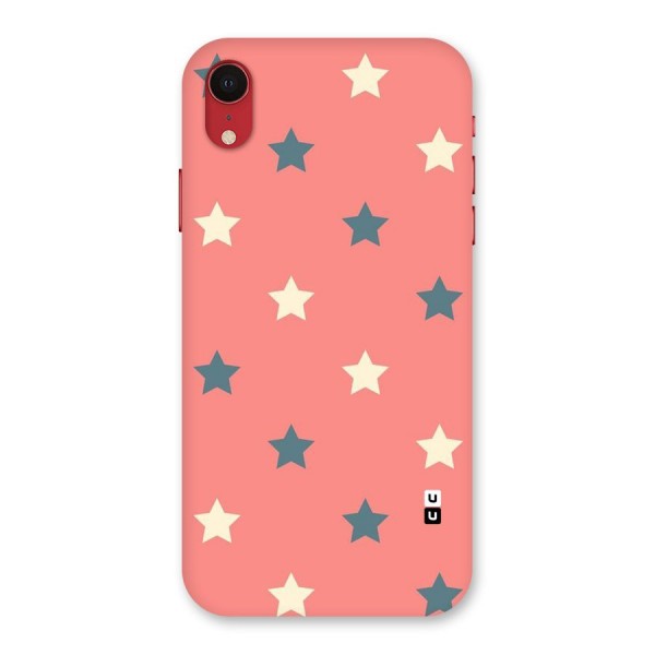 Diagonal Stars Back Case for iPhone XR