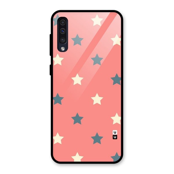 Diagonal Stars Glass Back Case for Galaxy A50s