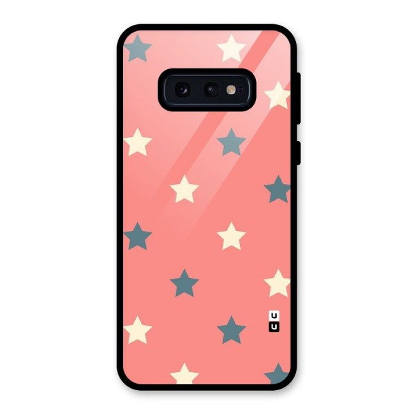 Diagonal Stars Glass Back Case for Galaxy S10e