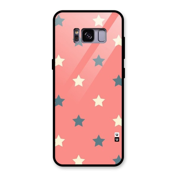 Diagonal Stars Glass Back Case for Galaxy S8