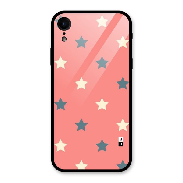 Diagonal Stars Glass Back Case for XR