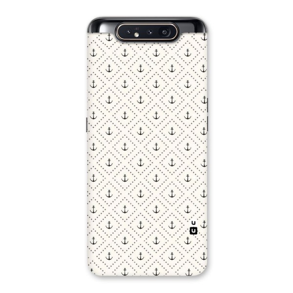 Diamond Anchor Design Back Case for Galaxy A80