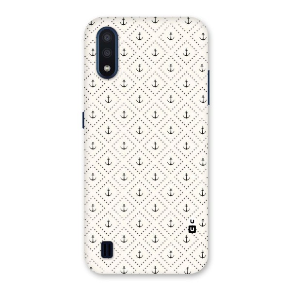 Diamond Anchor Design Back Case for Galaxy M01