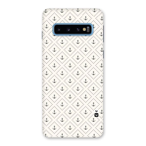 Diamond Anchor Design Back Case for Galaxy S10