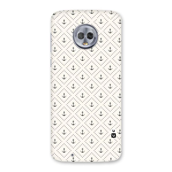 Diamond Anchor Design Back Case for Moto G6