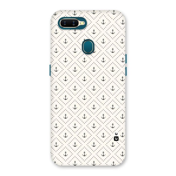 Diamond Anchor Design Back Case for Oppo A12