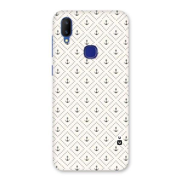 Diamond Anchor Design Back Case for Vivo V11