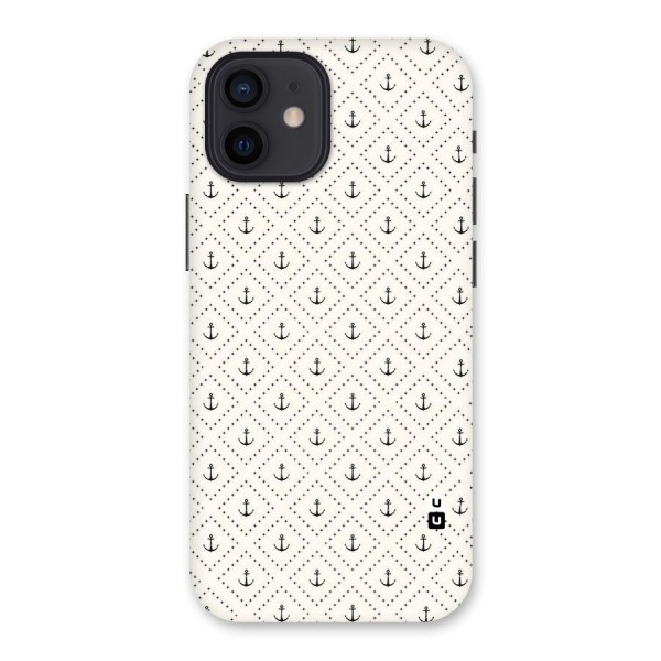 Diamond Anchor Design Back Case for iPhone 12