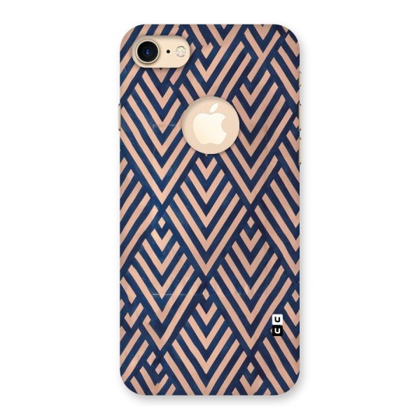 Diamond Blues Back Case for iPhone 8 Logo Cut