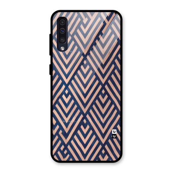 Diamond Blues Glass Back Case for Galaxy A50s