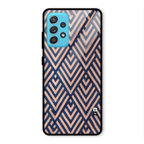 Diamond Blues Glass Back Case for Galaxy A52s 5G