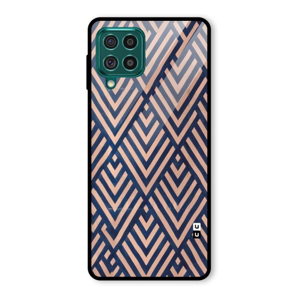 Diamond Blues Glass Back Case for Galaxy F62