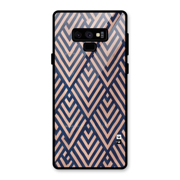 Diamond Blues Glass Back Case for Galaxy Note 9