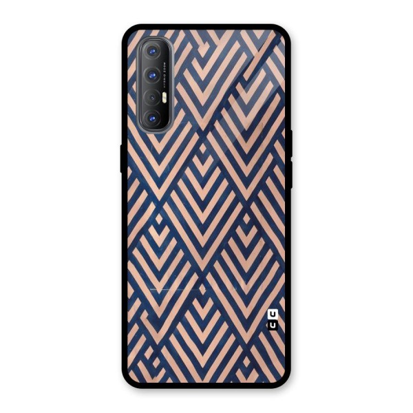 Diamond Blues Glass Back Case for Oppo Reno3 Pro