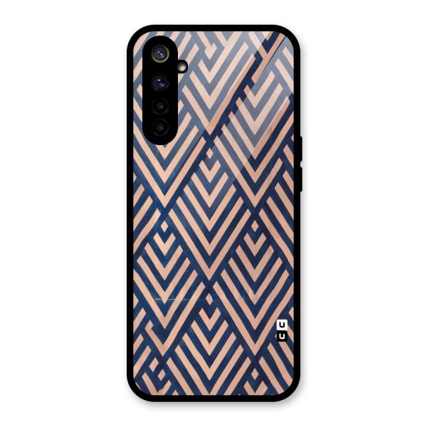 Diamond Blues Glass Back Case for Realme 6