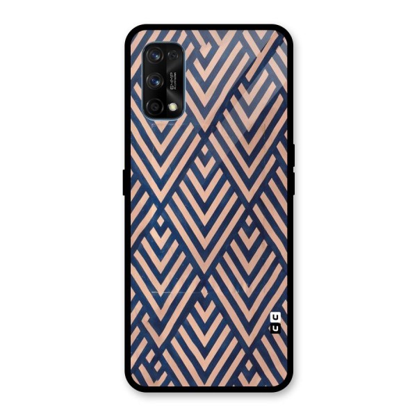 Diamond Blues Glass Back Case for Realme 7 Pro