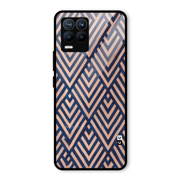 Diamond Blues Glass Back Case for Realme 8