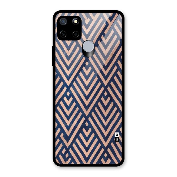 Diamond Blues Glass Back Case for Realme C15