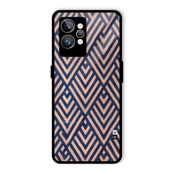 Diamond Blues Glass Back Case for Realme GT2 Pro