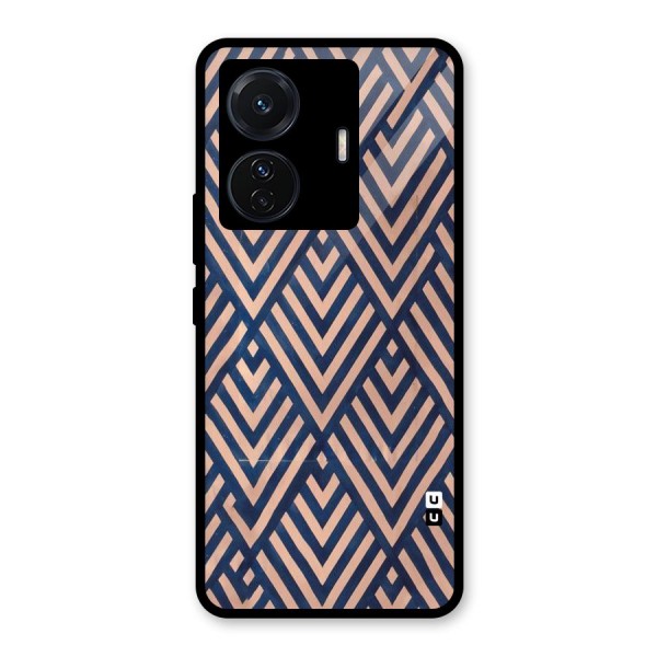 Diamond Blues Glass Back Case for Vivo T1 Pro