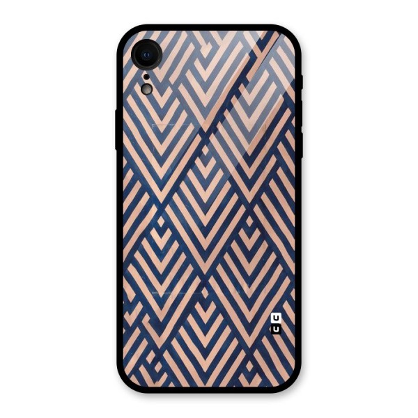 Diamond Blues Glass Back Case for XR