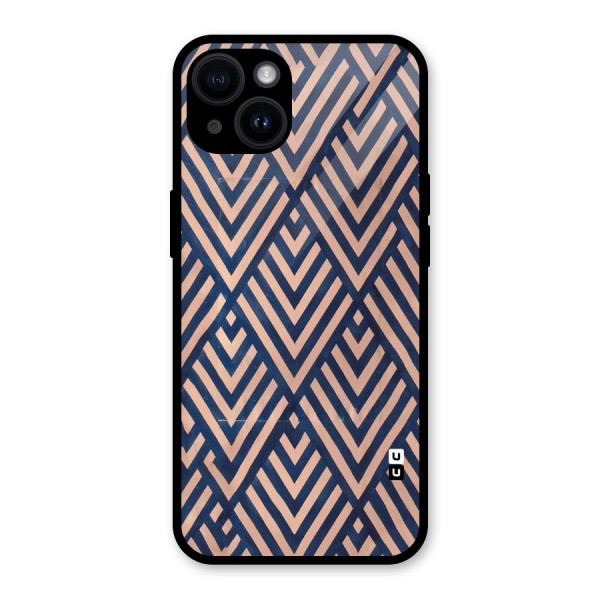 Diamond Blues Glass Back Case for iPhone 14