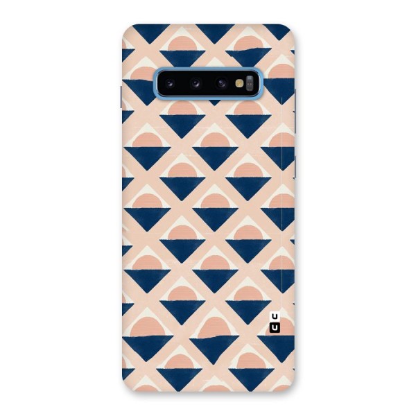 Diamond Circle Pattern Back Case for Galaxy S10 Plus