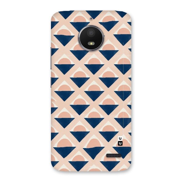 Diamond Circle Pattern Back Case for Moto E4