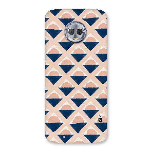 Diamond Circle Pattern Back Case for Moto G6