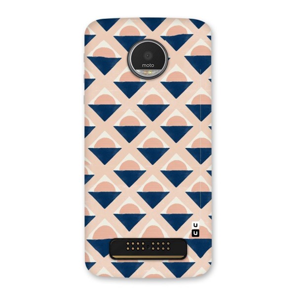 Diamond Circle Pattern Back Case for Moto Z Play