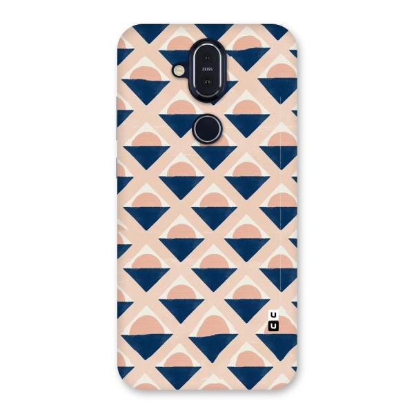 Diamond Circle Pattern Back Case for Nokia 8.1