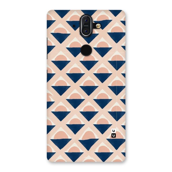 Diamond Circle Pattern Back Case for Nokia 8 Sirocco