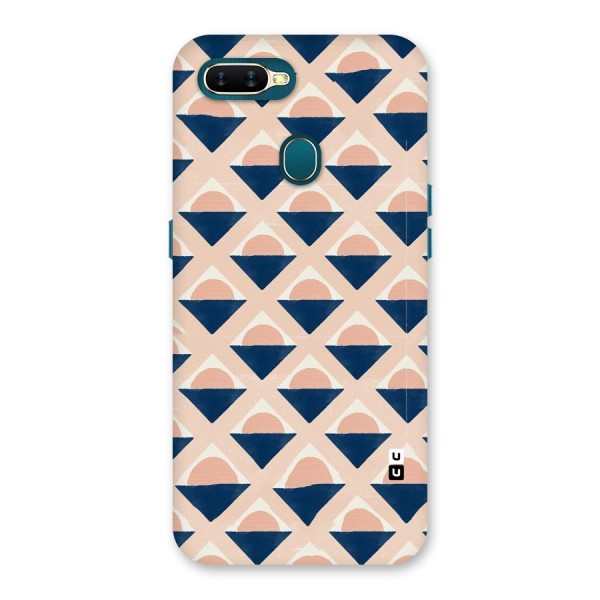 Diamond Circle Pattern Back Case for Oppo A12