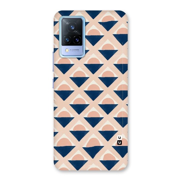 Diamond Circle Pattern Back Case for Vivo V21 5G