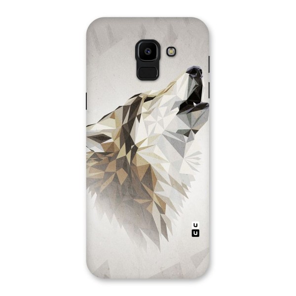 Diamond Wolf Back Case for Galaxy J6