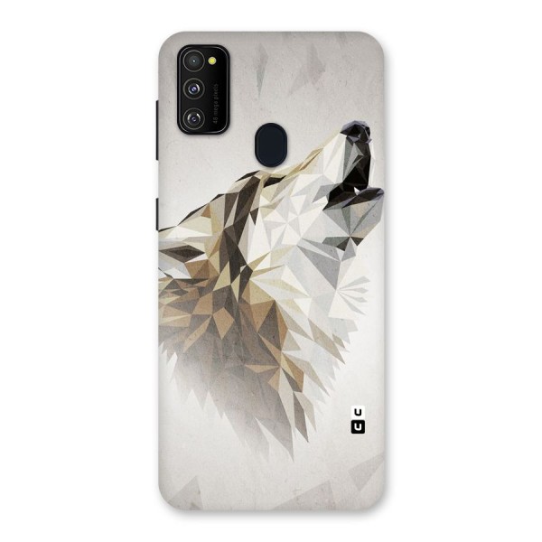 Diamond Wolf Back Case for Galaxy M21