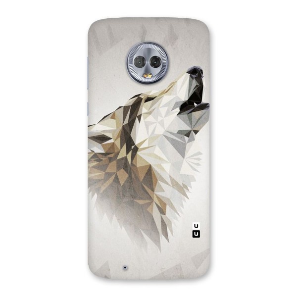 Diamond Wolf Back Case for Moto G6