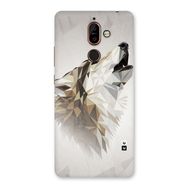 Diamond Wolf Back Case for Nokia 7 Plus