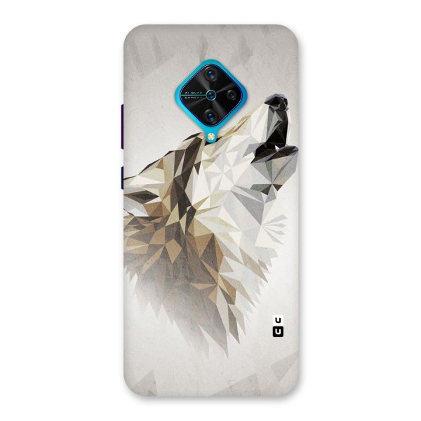 Diamond Wolf Back Case for Vivo S1 Pro