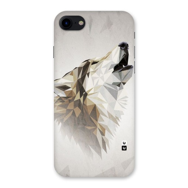 Diamond Wolf Back Case for iPhone SE 2020