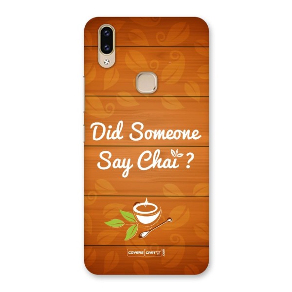 Did Someone Say Chai Back Case for Vivo V9