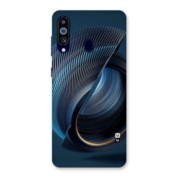 Digital Circle Pattern Back Case for Galaxy A60