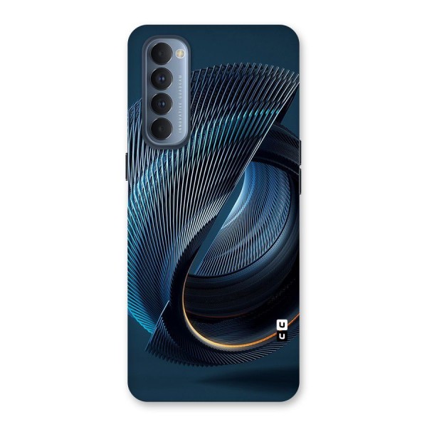 Digital Circle Pattern Back Case for Reno4 Pro